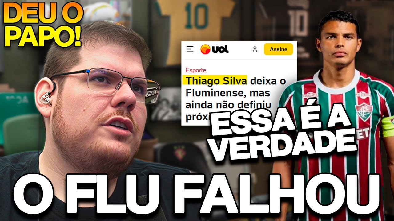 CASIMIRO comenta sobre SA&Iacute;DA DE THIAGO SILVA DO FLUMINENSE