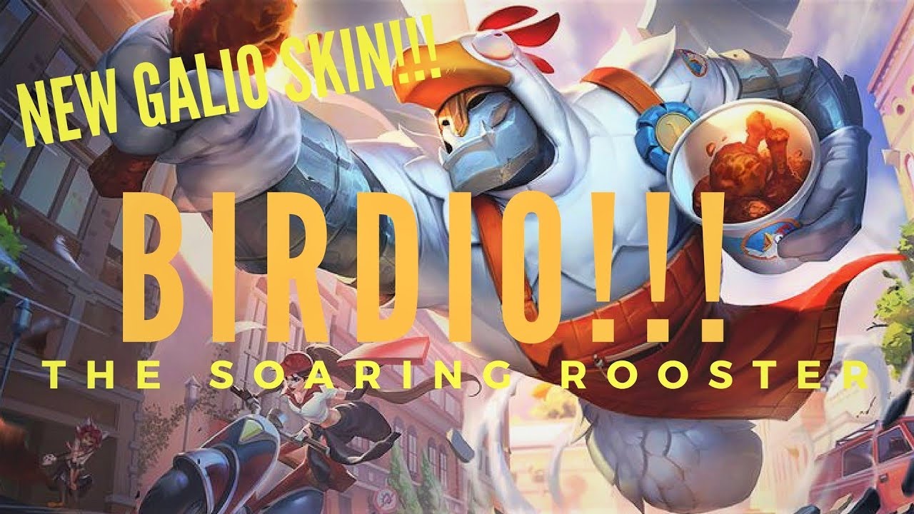 BIRDIO!!! THE NEW GALIO SKIN | LEAGUE OF LEGENDS SKIN SPOTLIGHT | TRUE NORTH KOALA