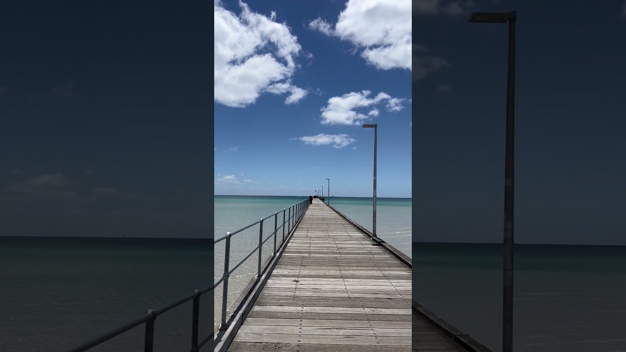 Walking along Rosebud Pier (Jan 2026)