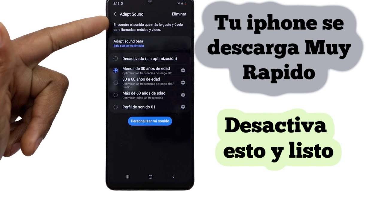 Mi iPhone se descarga muy rápido - iOS 14