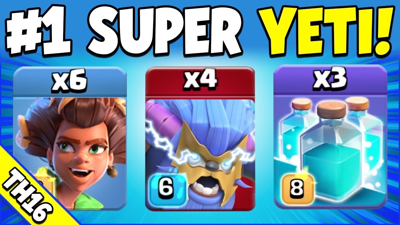 Super Yeti + Root Riders = FREE Trophies?! 😱 | Rank Pushing Strategy COC