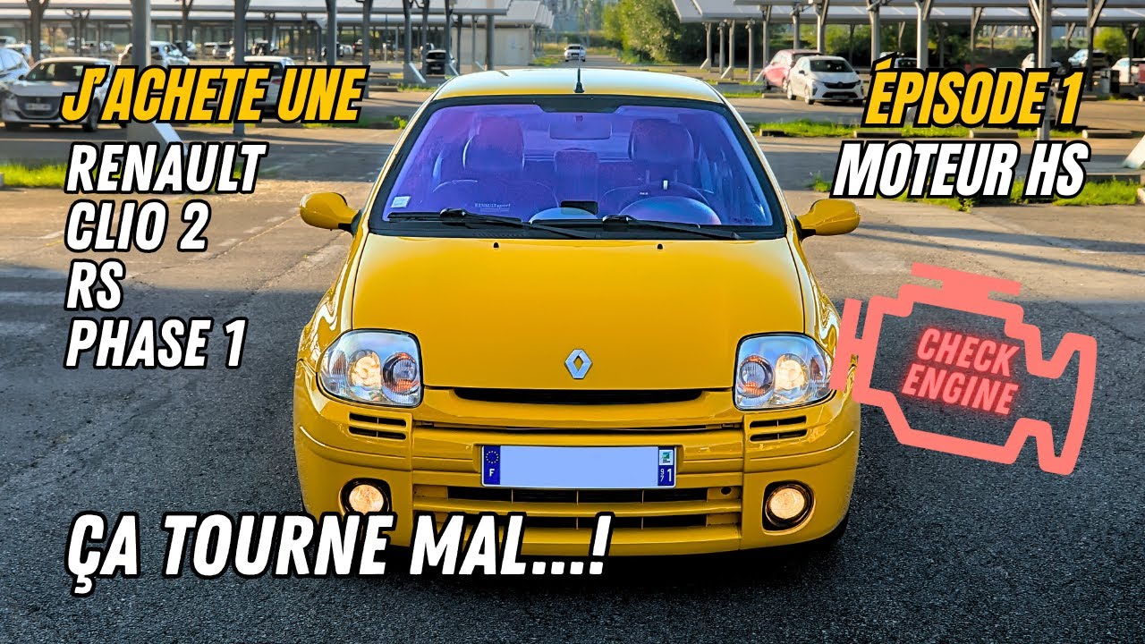 Ép.1 | J'achète une Renault Clio 2 RS : ÇA TOURNE MAL...😨!