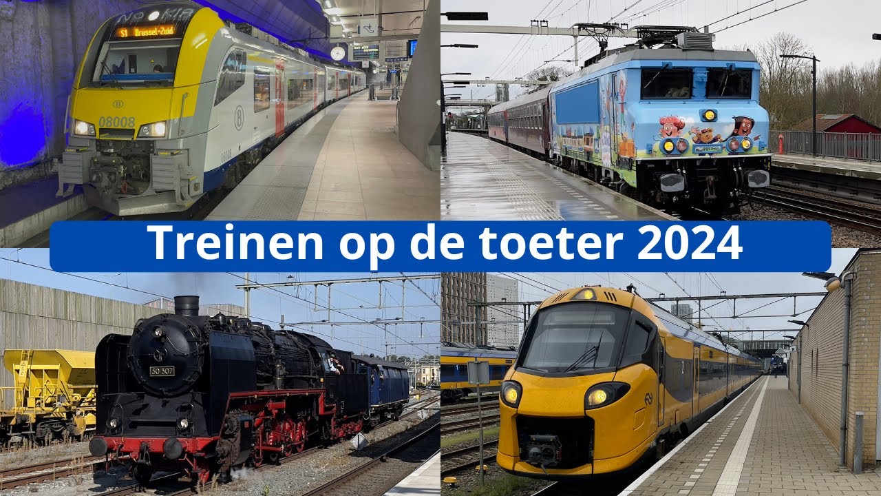 Treinen op de toeter in 2024!