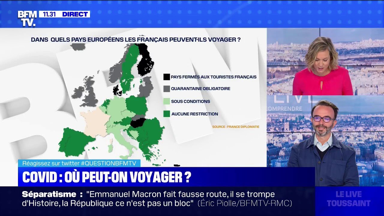 Covid-19: o&ugrave; peut-on voyager ? BFMTV r&eacute;pond &agrave; vos questions