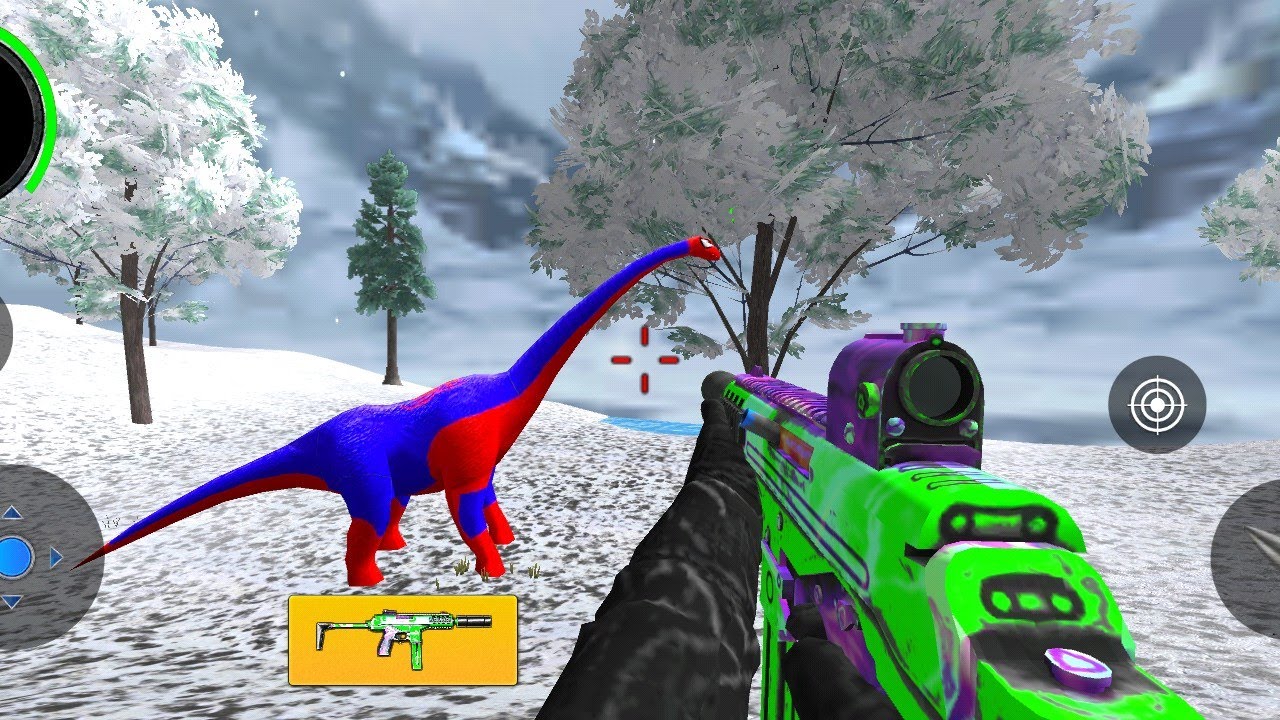 Wild Animal Hunter 3D — игра «Охотник на динозавров» — геймплей Android №159