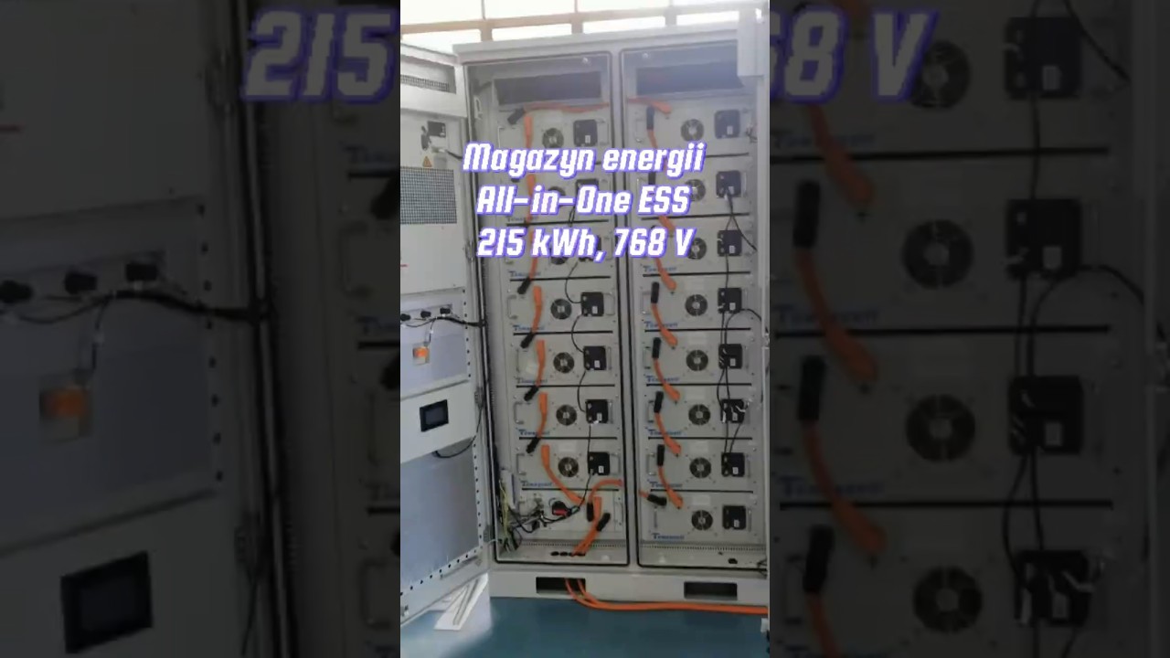 Magazyn energii All-in-One ESS 215 kWh, 768 V #magazynenergii #energia #prąd