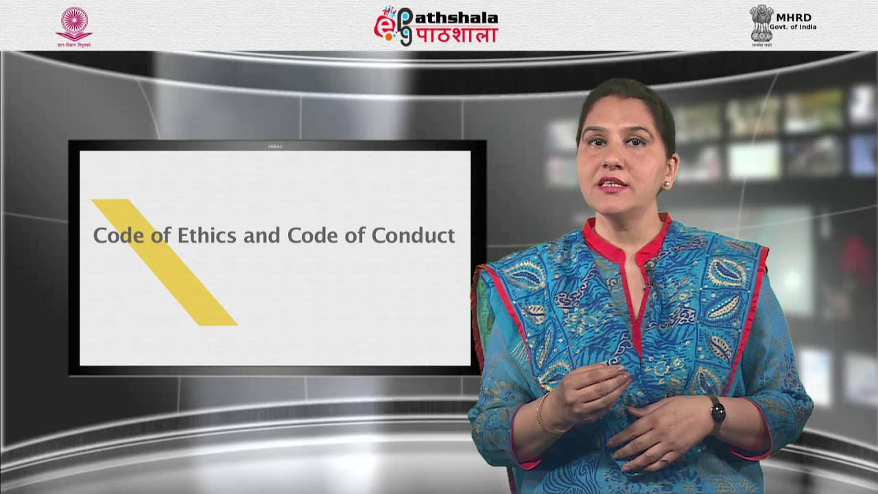 Code of conduct of teachers and professional ethics