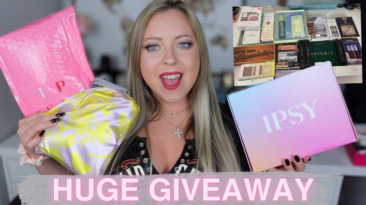 BOXYCHARM UNBOXING JULY 2023 IPSY GLAM BAG & HUGE GIVEAWAY!!!