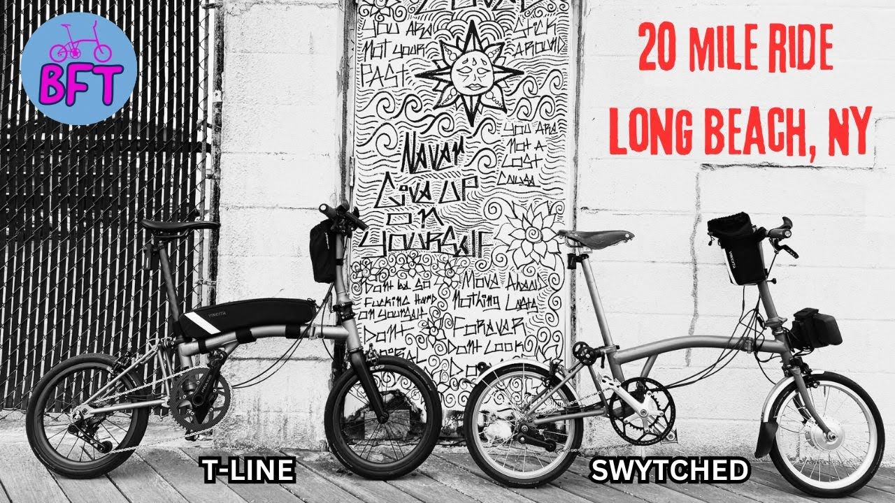 LONG BEACH NEW YORK BIKE LOOP 20 MILE RIDE BY BROMPTON FOLDING BIKE