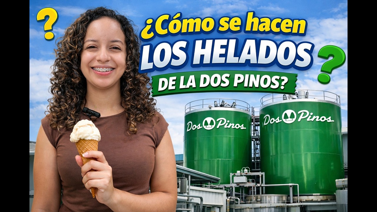 ¿Cómo se hacen los helados de la Dos Pinos? La Teja lo lleva a ver todo el sabroso proceso 🍦🇨🇷