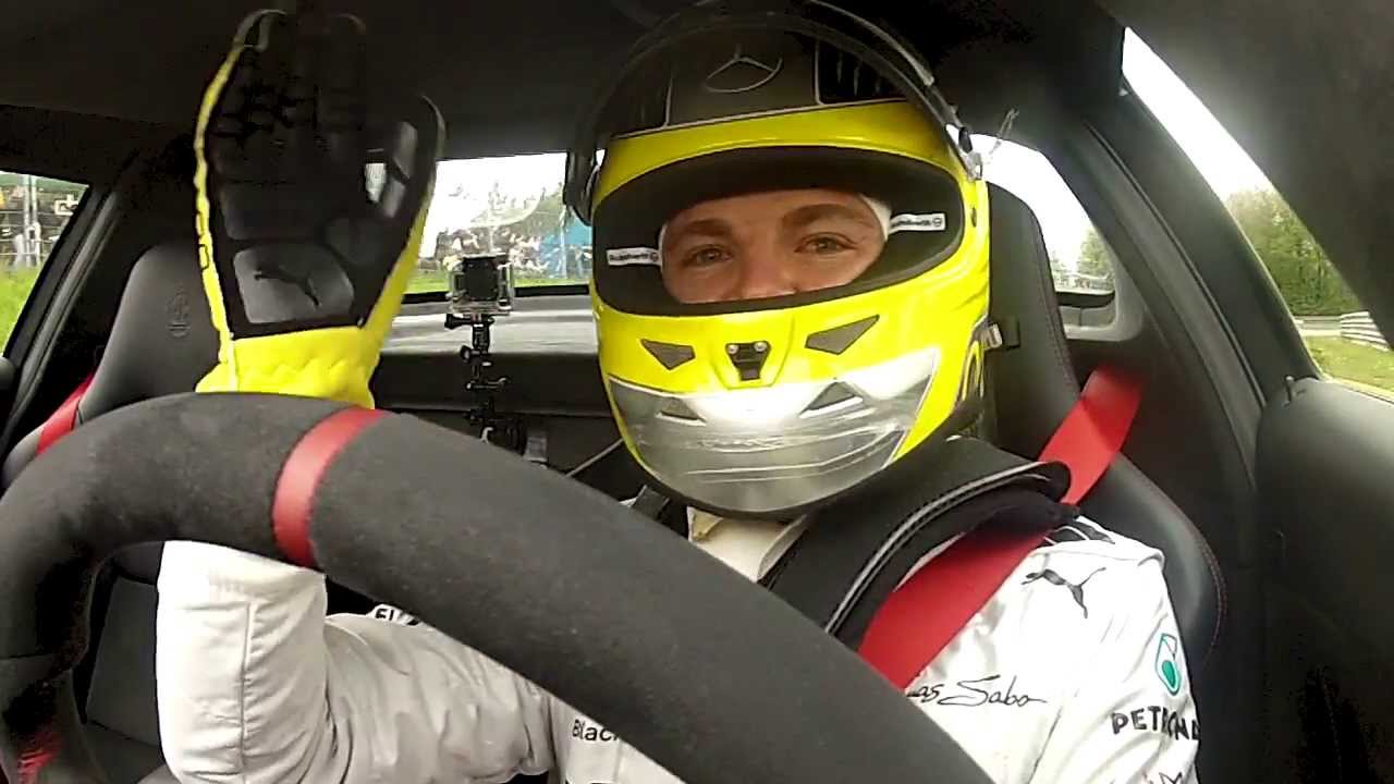 Nico Rosberg, Michael Schumacher, Bernd Schneider Nordschleife AMG Driving performance 2013