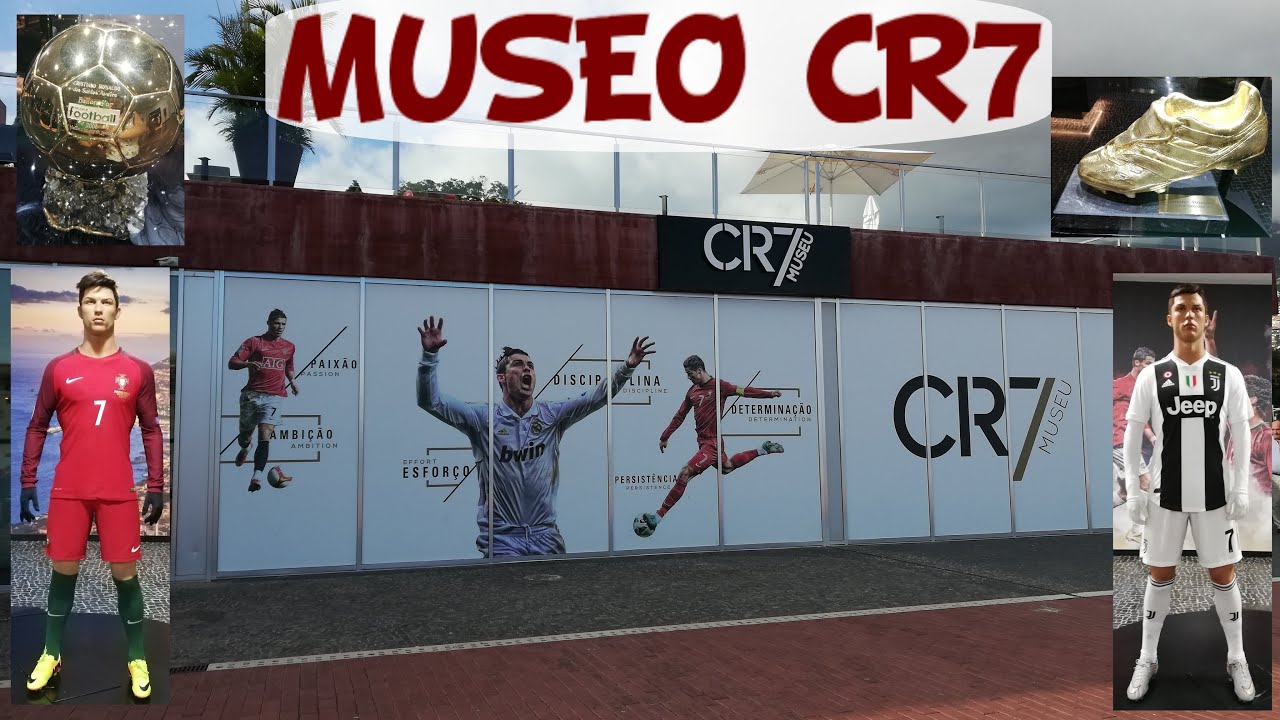 Museo de CRISTIANO RONALDO, CR7, y su estatua en su Madeira natal.