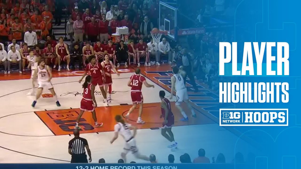 David Mirkovic Highlights vs. Indiana | Illinois Basketball | 02/15/2026