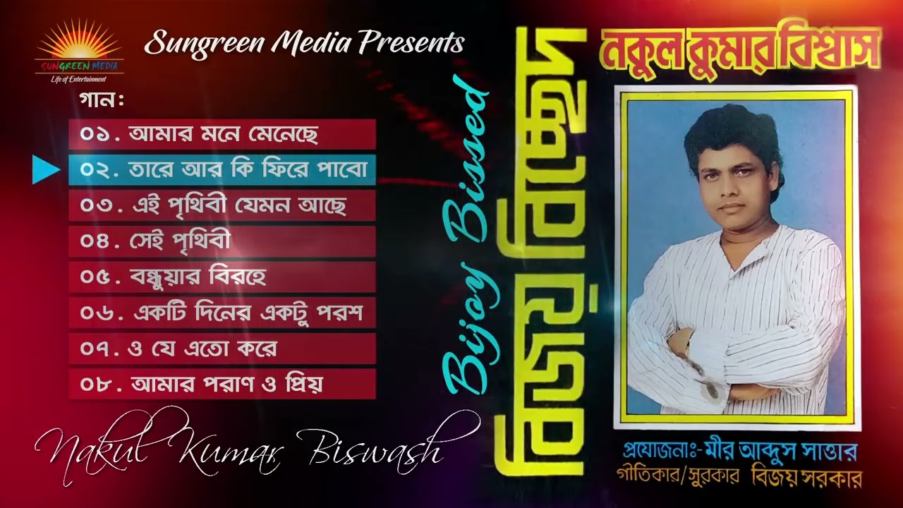 Bijoy Bissed | Nukul Kumar Biswash | New Bangla Audio JukeBox | বিজয় বিচ্ছেদ | নকুল কুমার বিশ্বাস