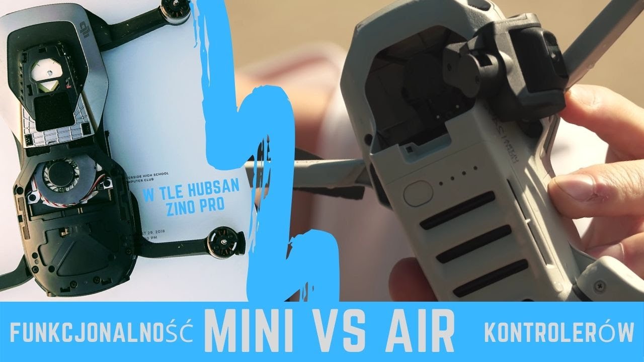 Mavic Mini vs Mavic Air a może Hubsan Zino Pro || Cześć 4: Porownanie Kontrolerów