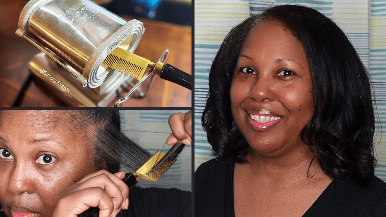 How to Straighten Your Hair with a HOT COMB