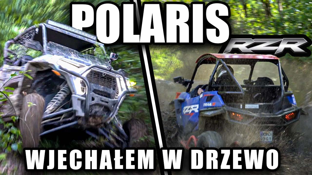 WJECHAŁEM W DRZEWO Polarisem RZR | Pierwszy raz w w terenie i błocie i z taką prędkością!