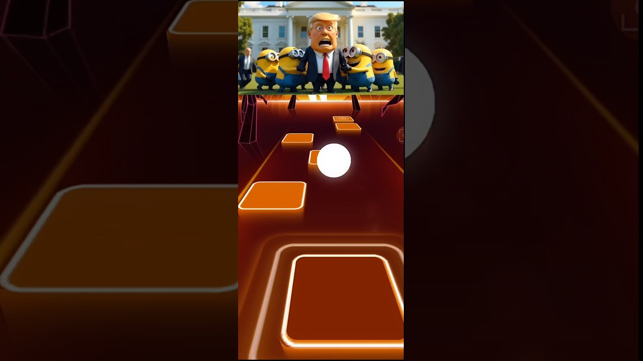 🎵 Toxidigger Minion Parody - Coffin Dance | Tiles Hop 🎮 #spedup