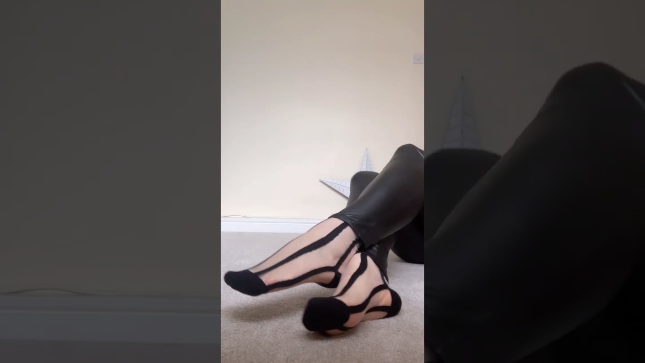 ASMR Sock Tracing Sounds | Relaxing Leg & Foot Play 