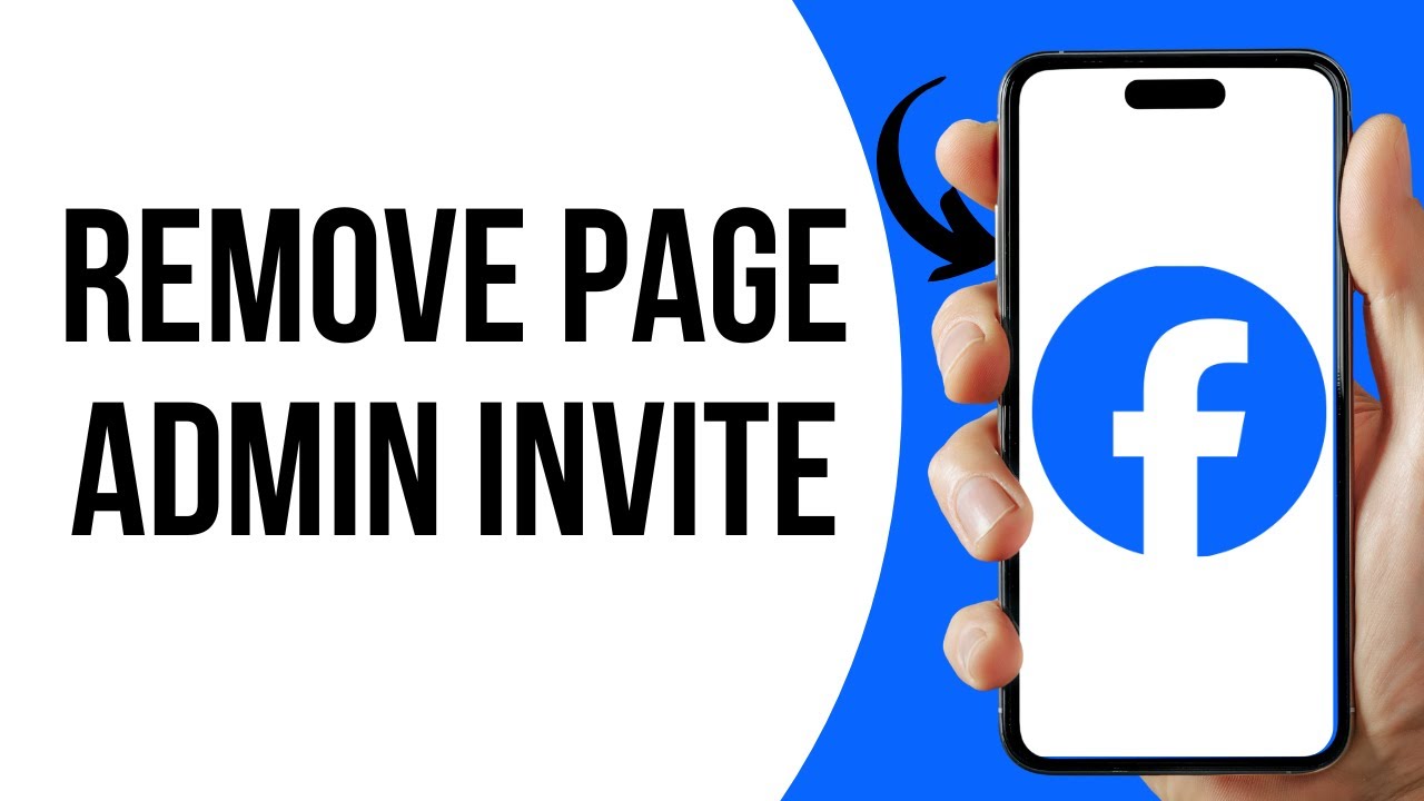 How to remove Facebook page admin invite ?