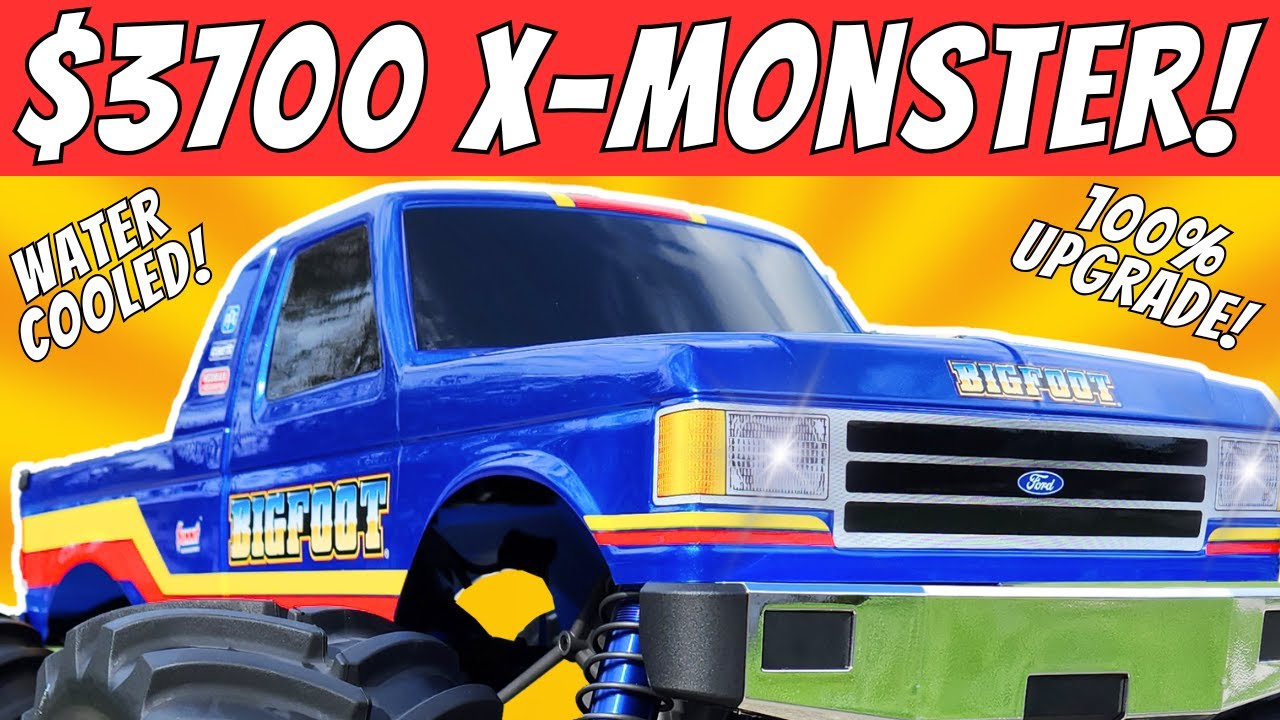 Я построил лучший Traxxas X-Monster с жидкостным охлаждением!