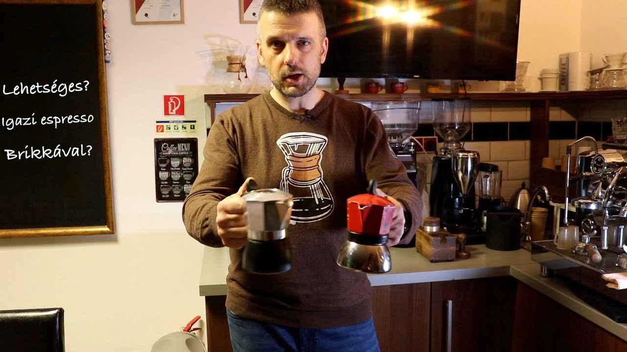 Hogyan készítsünk otthon espressot majdnem kotyogóssal?