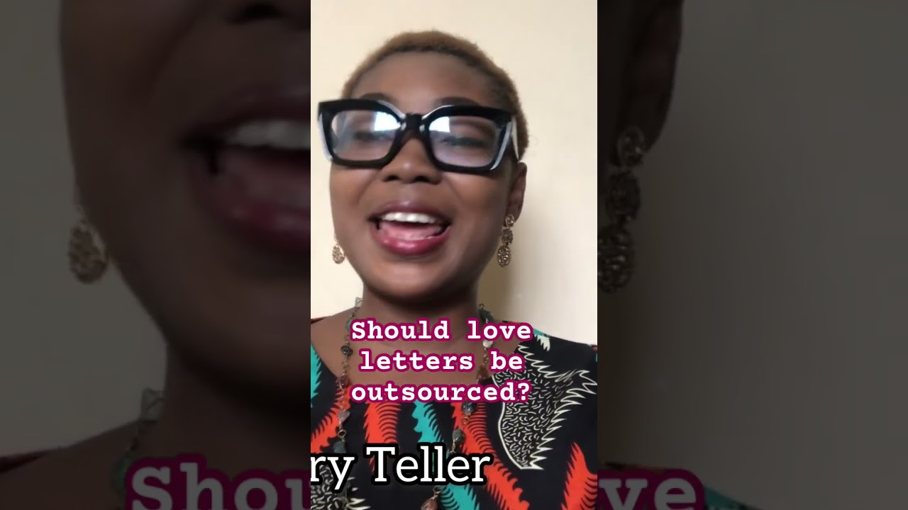 Should love letters be outsourced? Full video on my channel. 
