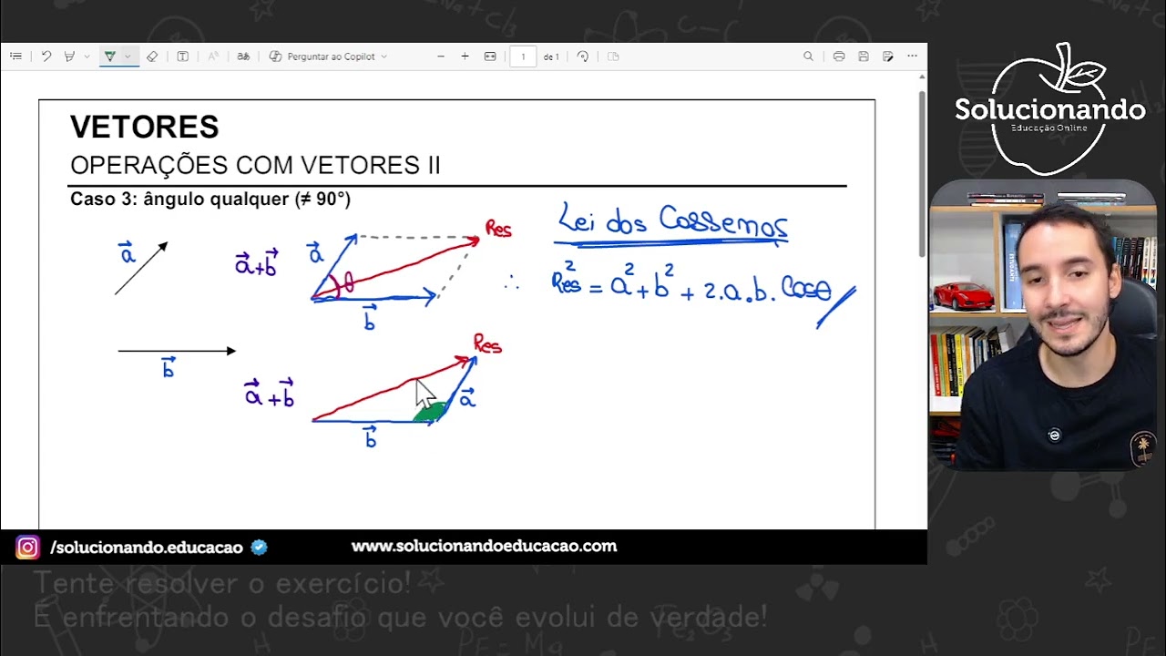 Operações com vetores II