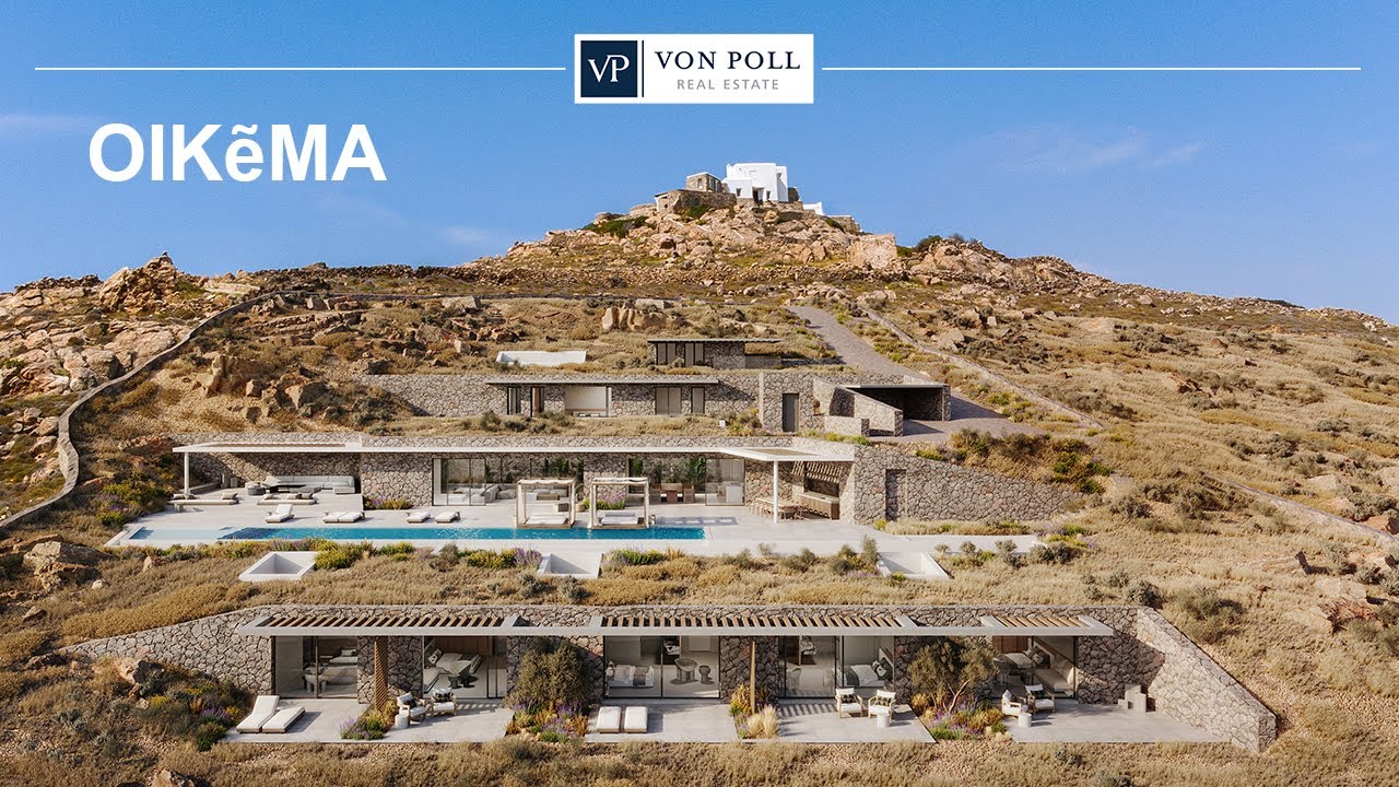 Oikēma | Modern Cave Home with Infinity Views in Ornos, Mykonos