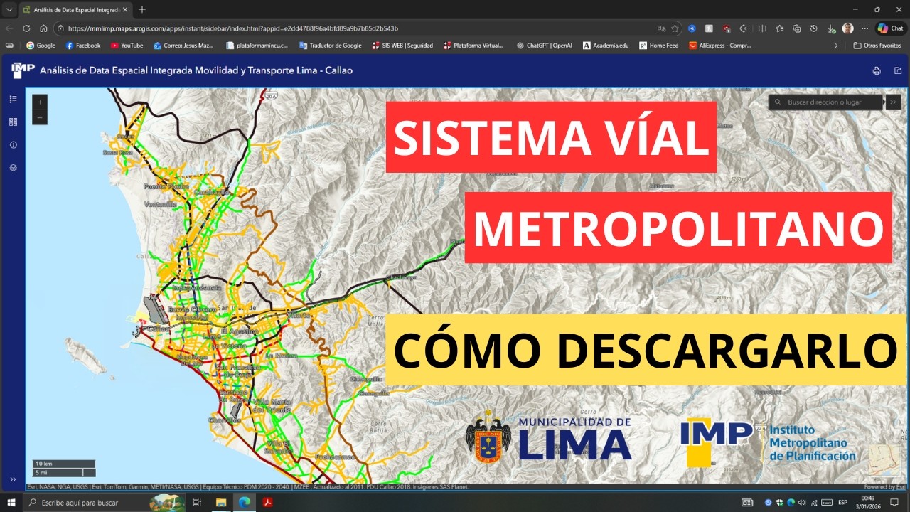 SISTEMA VIAL METROPOLITANO LIMA 2026 - CÓMO DESCARGARLO GRATIS 🤫