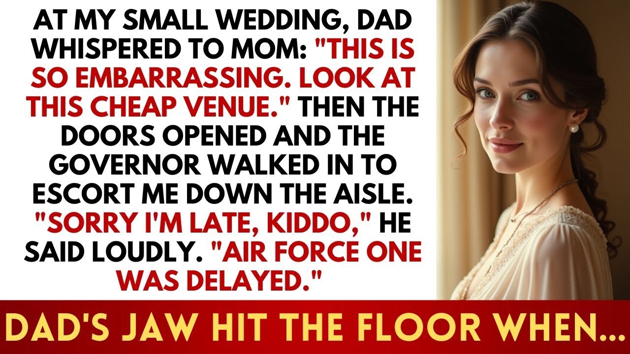 At My Wedding, Dad Said 'This Is Embarrassing' — Until He Saw Who Was Walking Me Down the Aisle