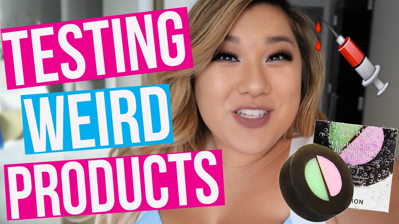 TESTING WEIRD BEAUTY PRODUCTS!!