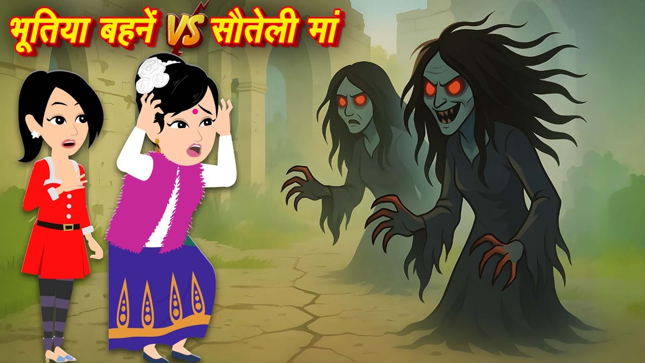 Bhootiya Bahne Vs Sauteli Maa || Horror Stories || Chudel ki Kahani | Bhoot Cartoon | Hindi Kahaniya