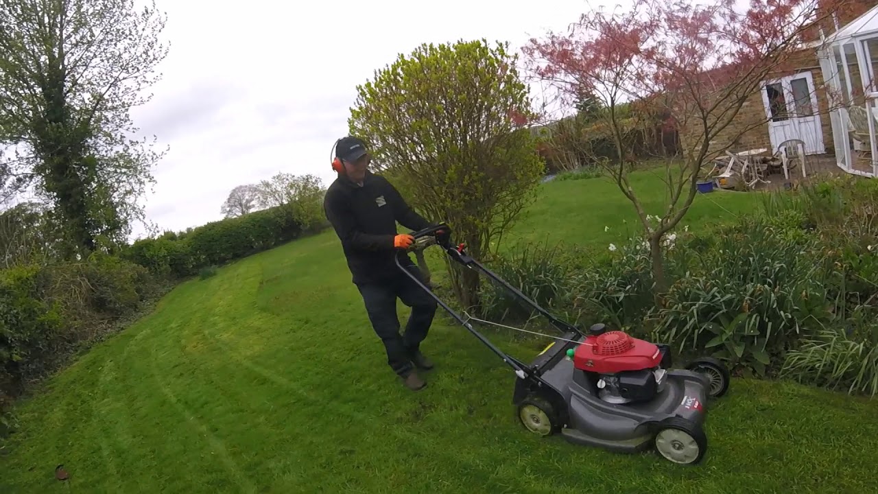 Honda HRX 537 Lawn Mowing