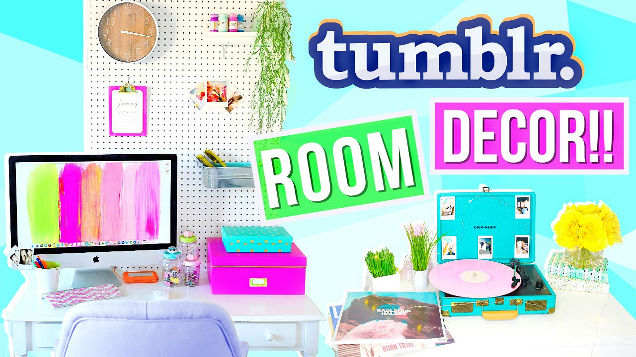 DIY Tumblr Room Decor + Organization 2016! Alisha Marie