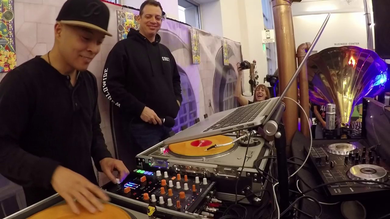 Qbert & Z-Trip Scratch Session At Designer Con 2016