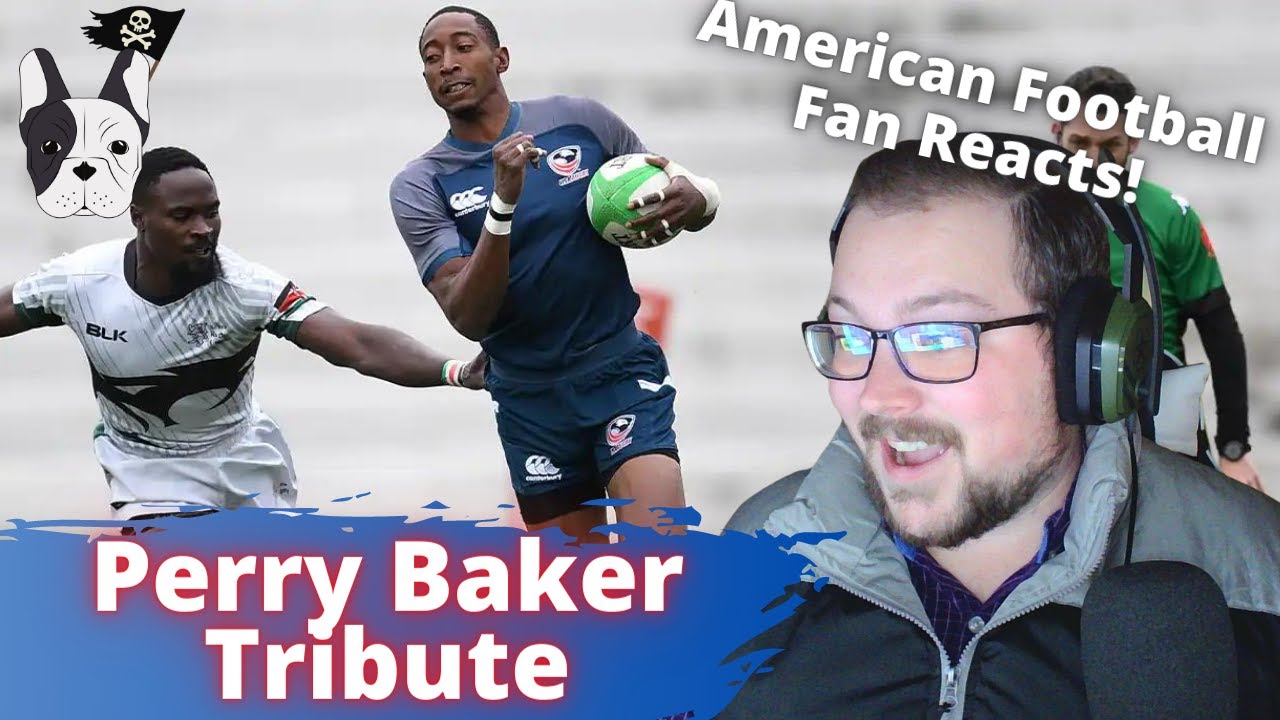 PERRY BAKER TRIBUTE | One of the fastest rugby players ever! | American Football Fan Reacts!