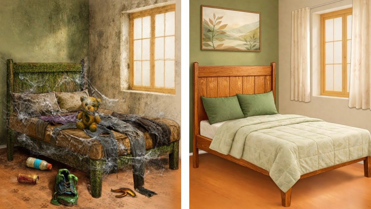 From Abandoned to Beautiful Bedroom | Amazing Before & After Transformation