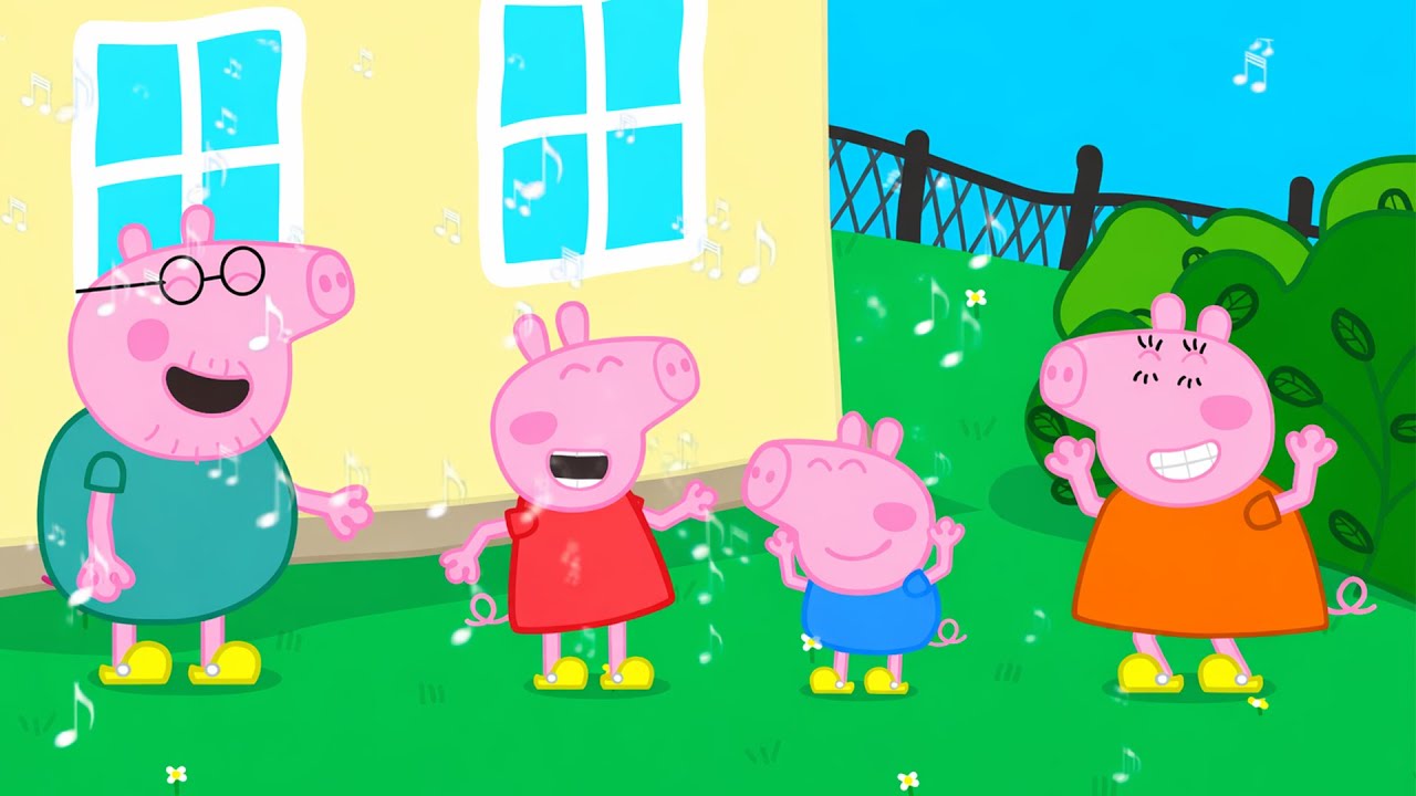 Peppa Pig & Family's Musical Fun! 🎶🎉 Singing Songs & Playing Happily | Funny Peppa Pig Animation