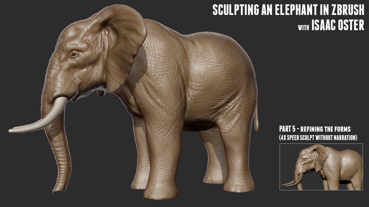 Sculpting an Elephant with Isaac Oster - Part 5