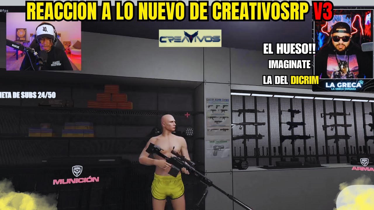 LA GRECA reacciona a TODO lo nuevo de CREATIVOS RP 😱🔥