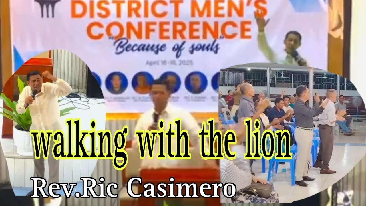 Walking with the lion..Pastor Ric Casimero