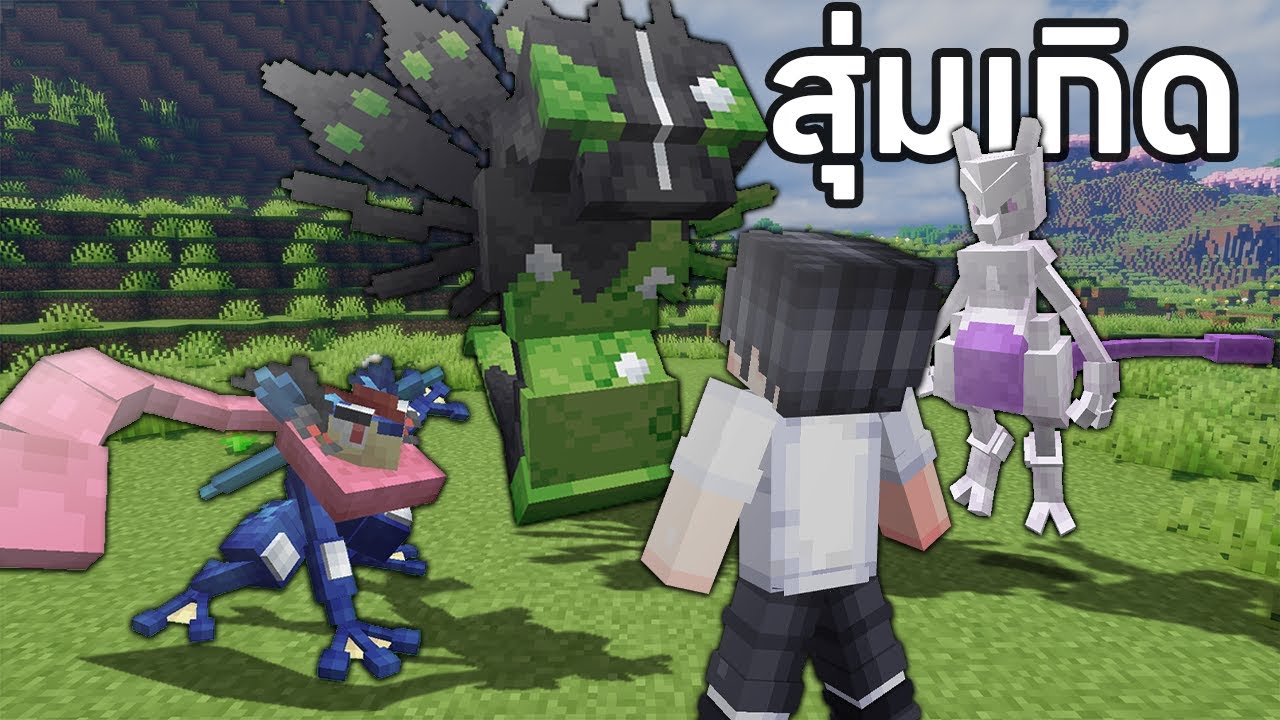 แข่งกันจับโปเกม่อนที่เกิดแบบสุ่มและนำมาแบทเทิลกัน Minecraft cobblemon