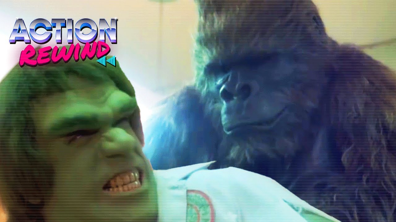 The Hulk Fights a Captive Gorilla | The Incredible Hulk | Action Rewind