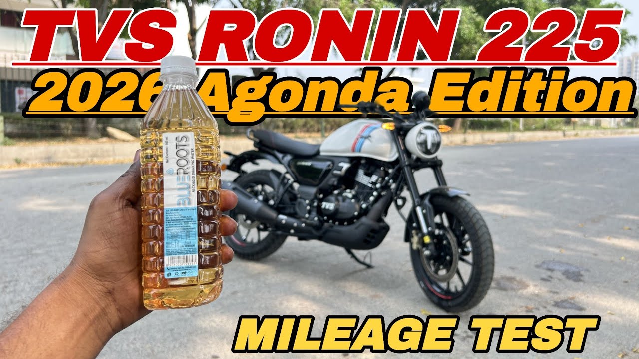 2026 TVS RONIN 225 AGONDA EDITION II REAL MILEAGE TEST CITY HIGHWAY  AND CITY II  SHUBHAM YADUVANSHI