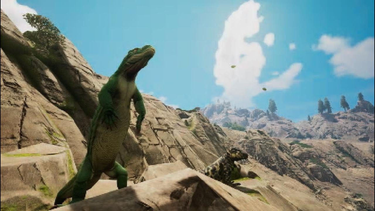 The venomous reptilian | Path of Titans Megalania gameplay