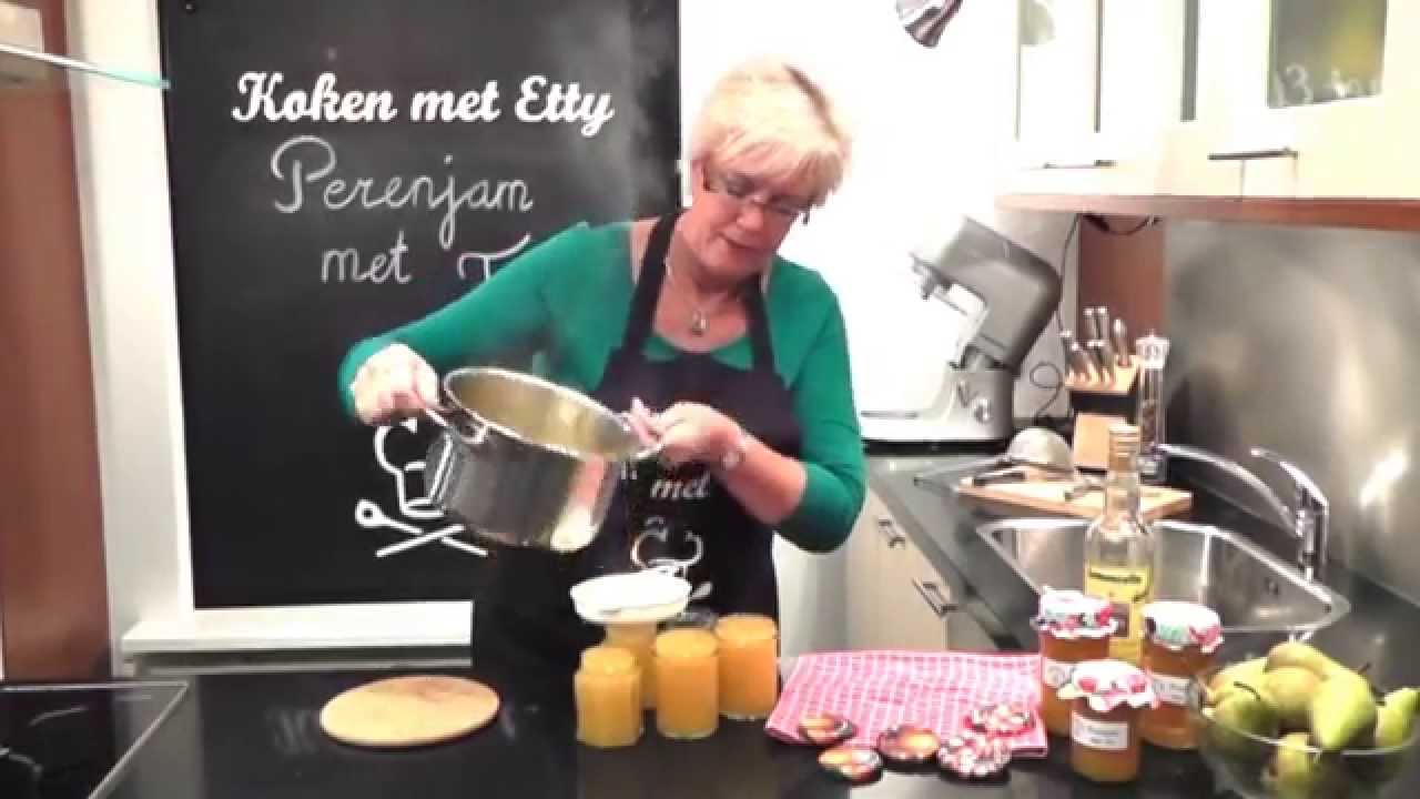 Koken met Etty: Perenjam met Tic