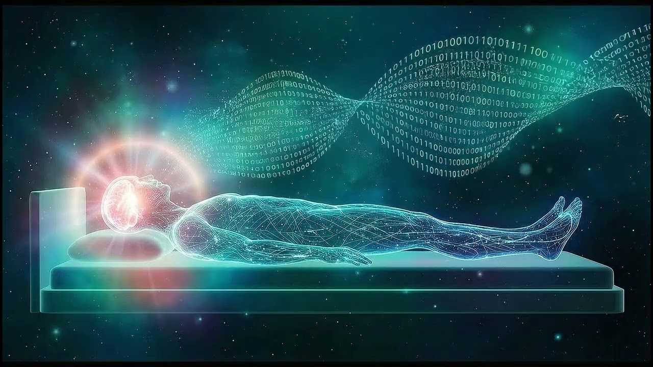 Healing Brain When You Sleep, Melatonin Release | Stop Overthinking, Worry & Stress  528Hz + 639Hz