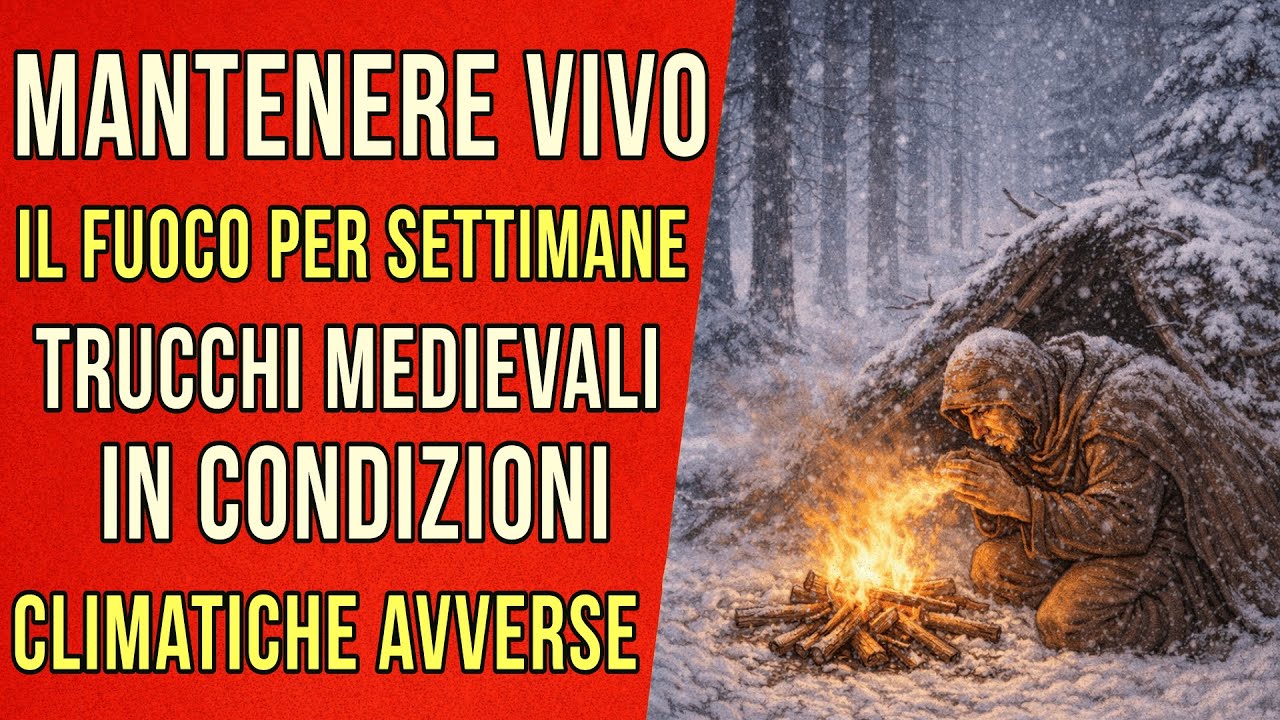 Mantenere il Fuoco Vivo per Settimane - Trucchi Medievali con la Bufera