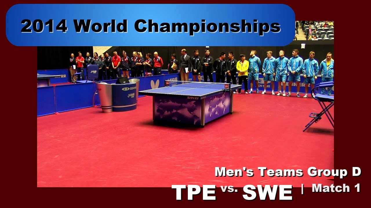 2014 WTTC Men's Team - Group D: TPE - SWE Match 1: Chuang Chih-Yuan v Par Gerell